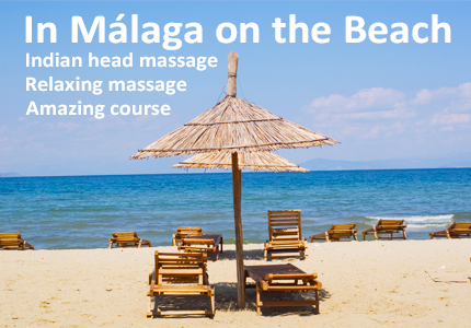 indian head massage course on the beach